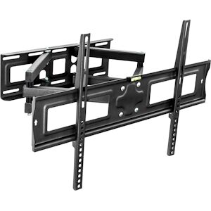 tectake Support mural TV 32"- 65" orientable et inclinable - noir -401289 - Publicité