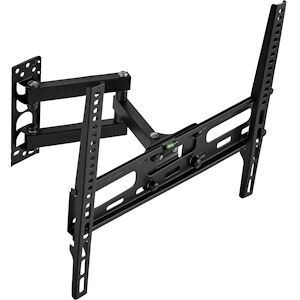 tectake Support mural TV 26"- 55" orientable et inclinable, VESA max.: 400x400, max. 50kg - noir -402609 - Publicité