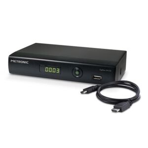 Metronic 441672 Décodeur TNT Zapbox EH-D3 double tuner + câble HDMI - Publicité