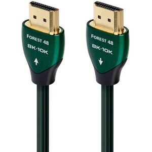 Câble HDMI 48 Go/s 8K Audioquest Forest 2 m Noir et vert Noir et vert - Publicité