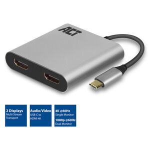 ACT Adaptateur USB-C Vers Double Sortie HDMI