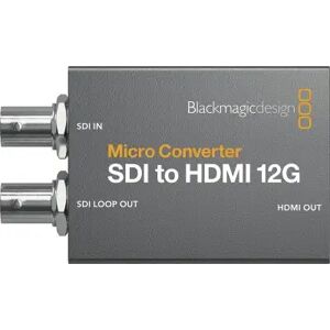 Blackmagic Design Convertisseurs de signal/ MICRO CONVERTER SDI TO HDMI 12G