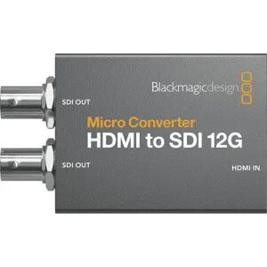 Blackmagic Design Convertisseurs de signal/ MICRO CONVERTER HDMI TO SDI 12G