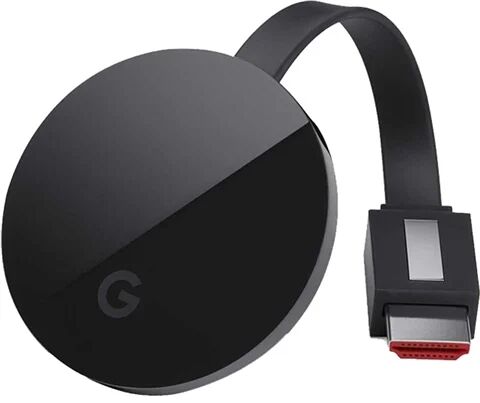 Refurbished: Google Chromecast Ultra W/ Power Ethernet Adapter, B