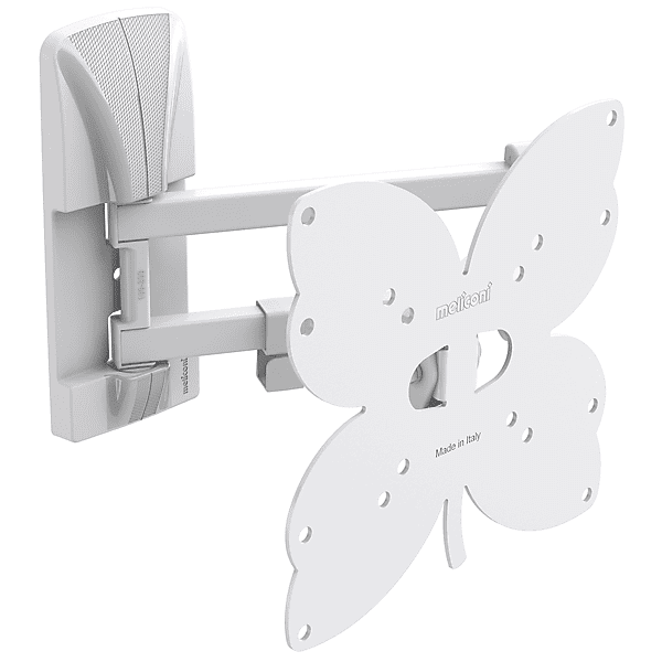 meliconi supporto tv  slimstyle plus 200 sdr bianco