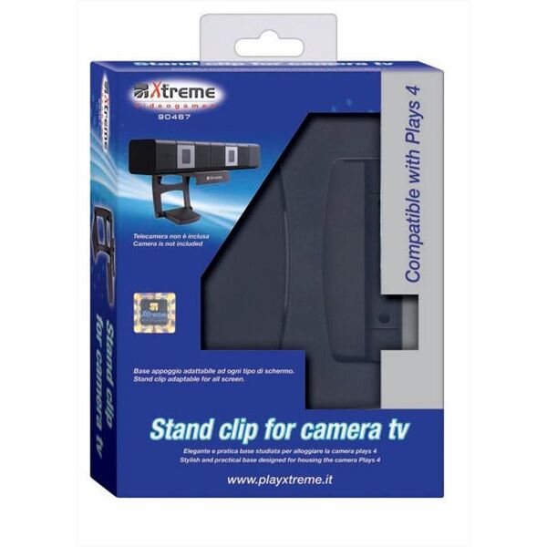 xtreme 90467 ps4 stand clip per camera tv