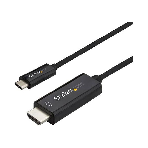 startech cdp2hd3mbnl cavo usb-c a hdmi da 3m cavetto usb 3.1 tipo c a hdmi 4k a 60hz nero - cdp2hd3mbnl