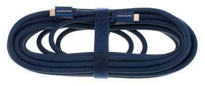 ClickTronic HDMI Casual Cable 10m Dark blue