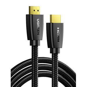 UGREEN Cable Alargador HDMI macho a hembra 1080P Ethernet y 3D para  Reproductor Blu-Ray, VR, Televisores 3D, Compatible con Roku, Smart TV, Xbox  360, PS4, PS3 y Apple TV, 5m - Compare