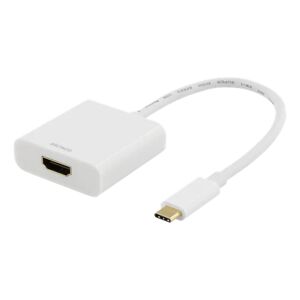 Deltaco Usb-C Til Hdmi Adapter, 4096x2160 30hz, Hvit