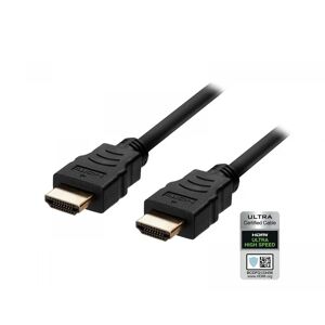 Deltaco Ultra High Speed Hdmi-Kabel 2.1 - Svart - 5m