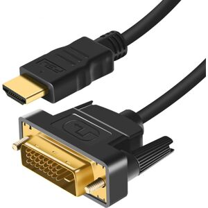 Unbranded HDMI to DVI Cable Bi-Directional HDMI HDTV to DVI-D Converter (1M)