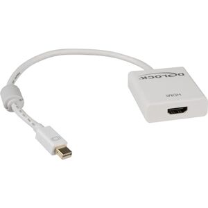 Delock Adaptor Mini DisplayPort 1.2 Male > HDMI female 4K Active White