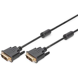 Digitus AK-320100-030-S 3.0m DVI(18+1) Male - DVI(18+1) Male DVI Connection Cable with Ferrite - Black