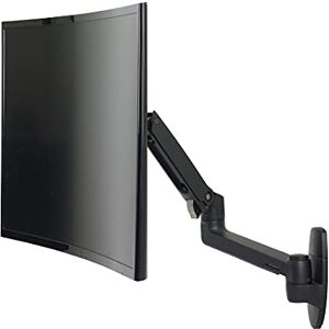 Ergotron – LX Single Monitor Arm, VESA Wall Mount – for Monitors Up to 34 Inches, 7 to 25 lbs – Matte Black