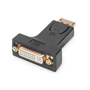 Digitus DP Male to DVI-I Female DisplayPort Adapter - Black