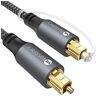 WARRKY Optical Cable, Optical Cable for Soundbar to TV, 1.8M / 6FT [24K Gold-Pla