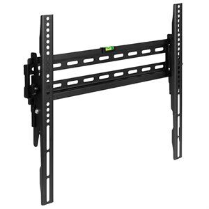 Flash Furniture Tilt 32" - 55" TV Wall Mount with Built-In Level in Black