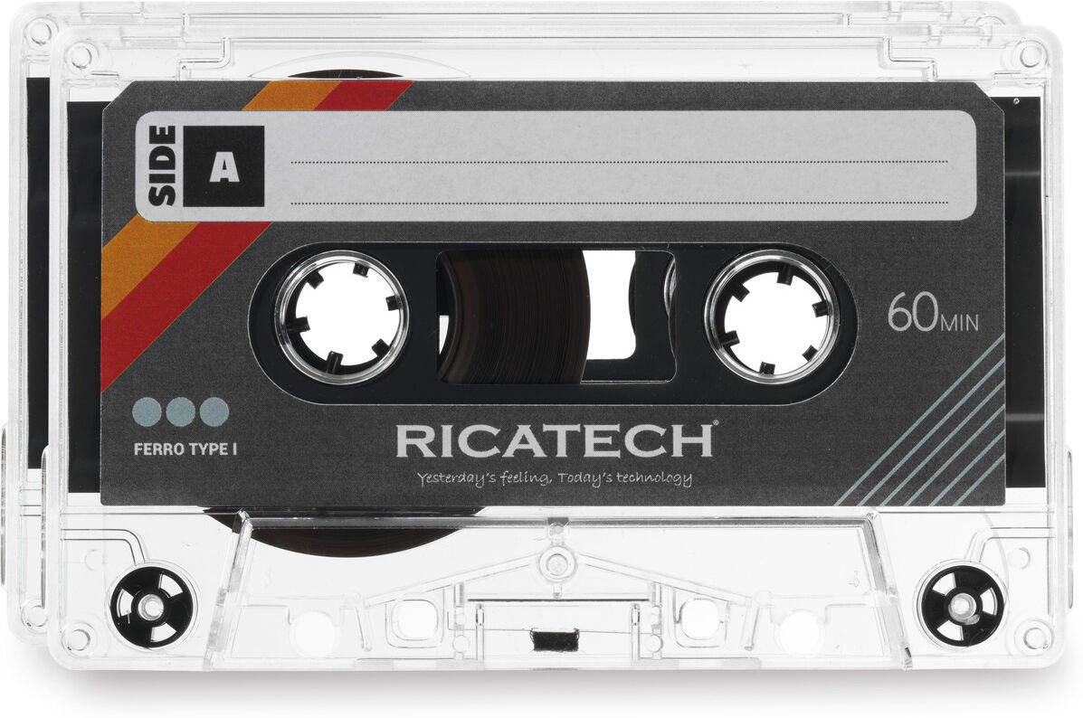 Ricatech CT60-2, Audio Cassette Tape Pro 60min (2-pack)