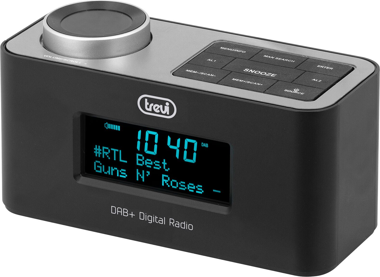 Trevi Klokradio DAB RC-80D6 Black