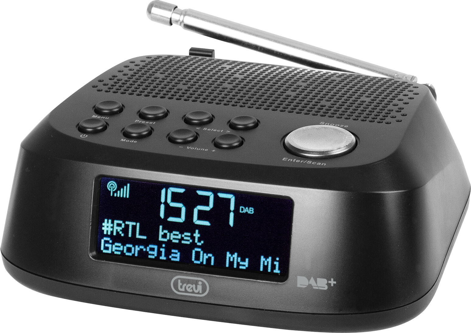 Trevi Klokradio DAB RC-80D4 Black