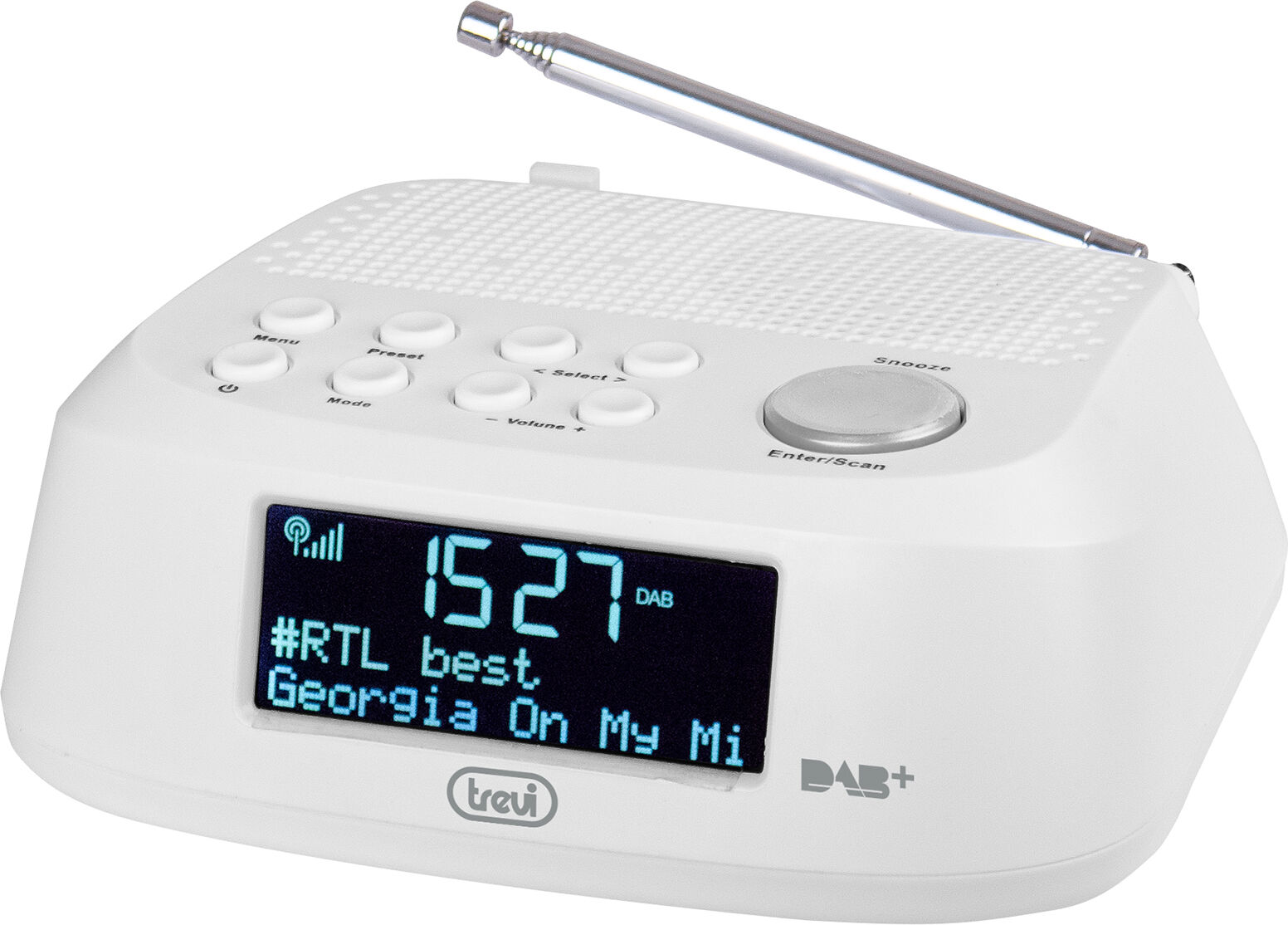 Trevi Klokradio DAB RC-80D4 White