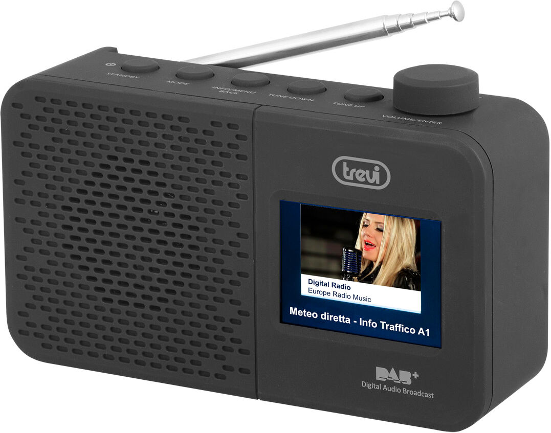 Trevi Draagbare DAB Radio 795-R Black