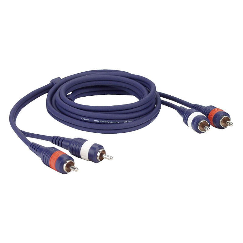 DAP Stereo Tulp Kabel - 1,5 meter - Blauw