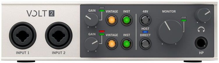 Universal Audio Volt 2 Usb Audio Interface 2 Inn 2 Ut