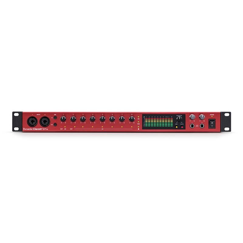 Focusrite Clarett+ 8pre Usb-Lydkort 18 Inn/20 Ut