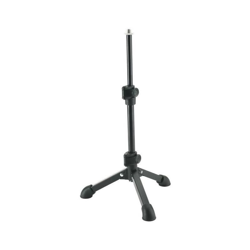 K&M 23150 Tabletop Microphone Stand Black 3/8"
