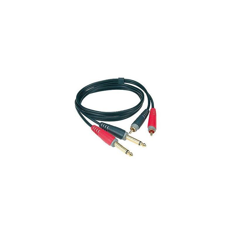 Klotz At-Cj0200 2xjack Mono-2xphono 2 M