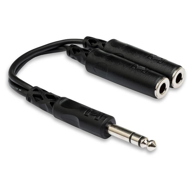 Hosa Ypp118 Y-Kabel 1x Stereo Jack (M) - 2x Stereo Jack (F)
