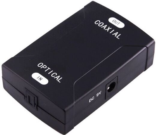 24hshop Optisk Toslink adapter til Koaksial RCA