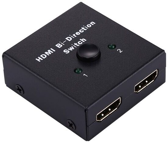 24hshop Dobbelrettet HDMI Switch/Splitter 2x1 / 1x2