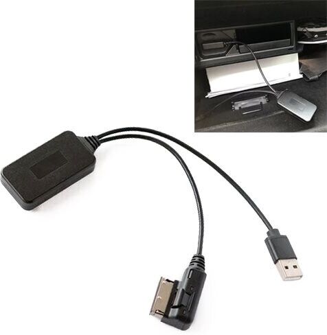 24hshop AMI MMI2G Bluetooth Lydkabel med USB til Audi Q7 A6L A8L A4L