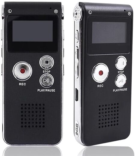 24hshop Diktafon Voice Recorder 8GB