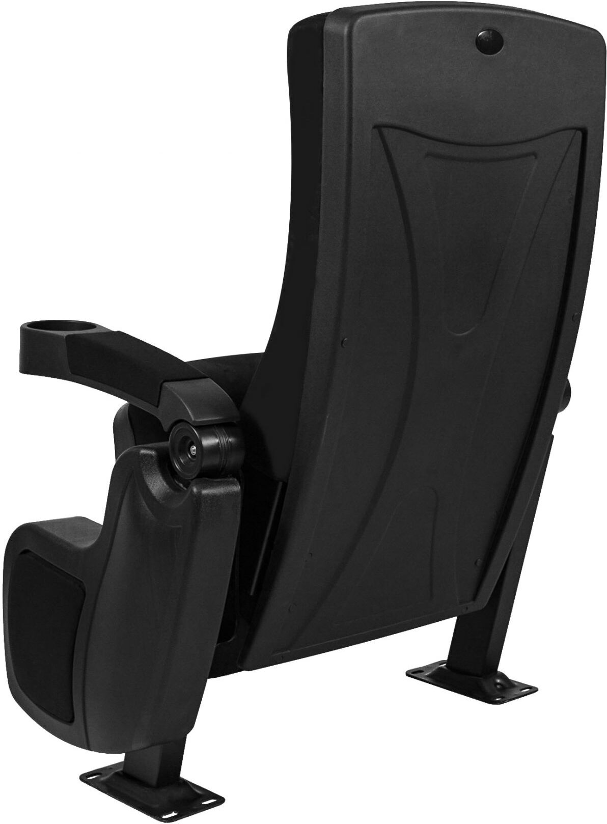 Dreamscreen Cineseat Theatre Med Textileshield Black Fabric Addon Seat