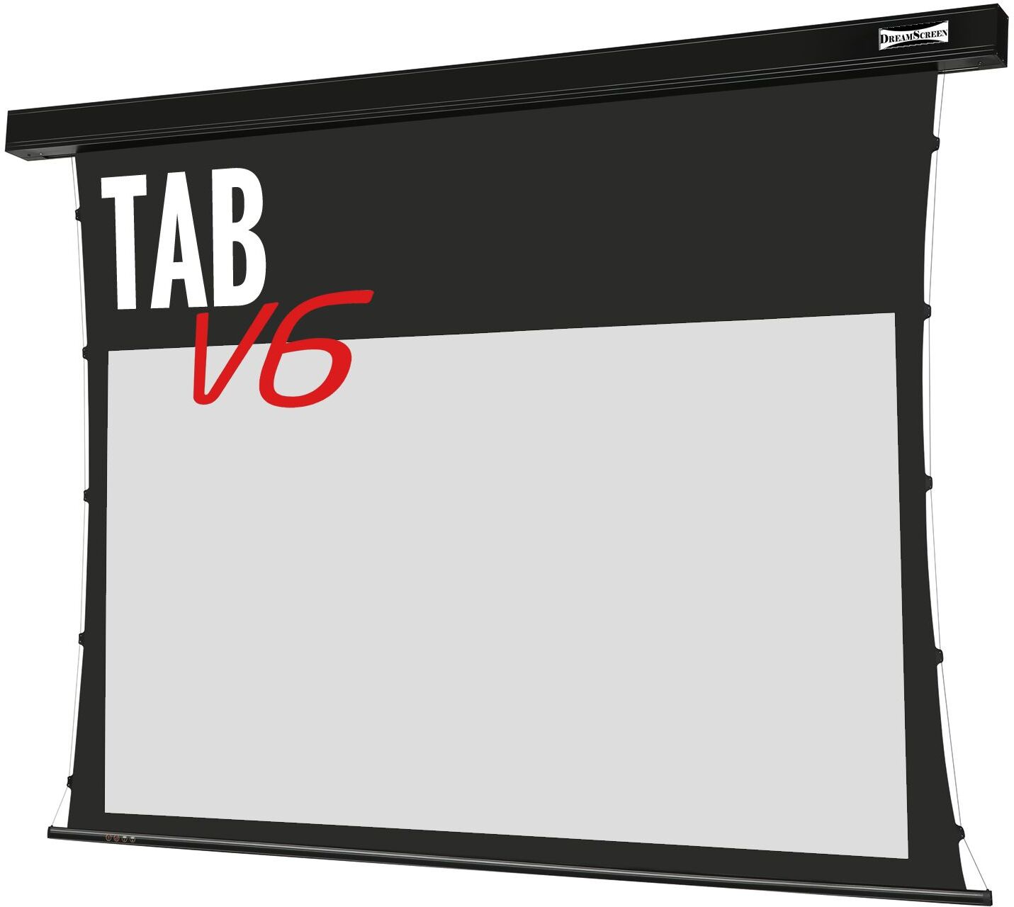 Dreamscreen V6 Tab 92" / 203cm 16:9 Dynagrey Black Cassette