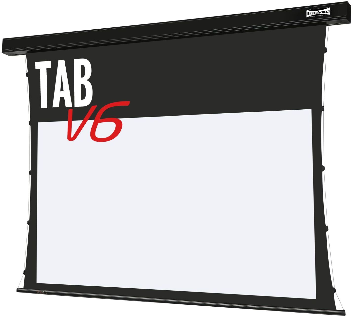 Dreamscreen Tab Black / White Cassette 16:9 92"-100"