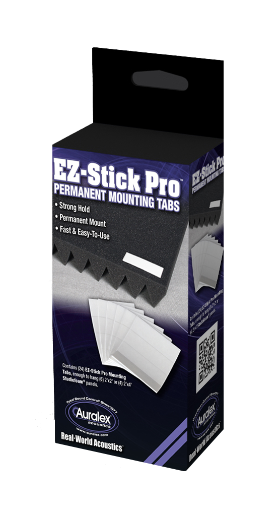 Auralex Ez-Stick Pro Adhesive Mounting Tabs For Akustikkplater 24stk Tabs