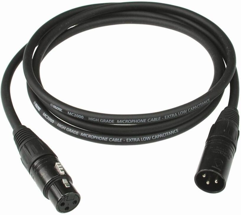 Klotz Pro Xlr -  5 Meter Xlr 3-Pol Plugg - Xlr 3-Pol Kontakt