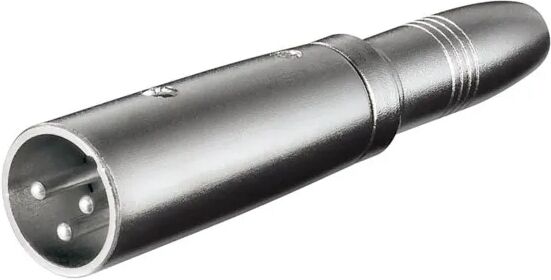 Adapter – XLR-hann til 6,3 mm-hunn