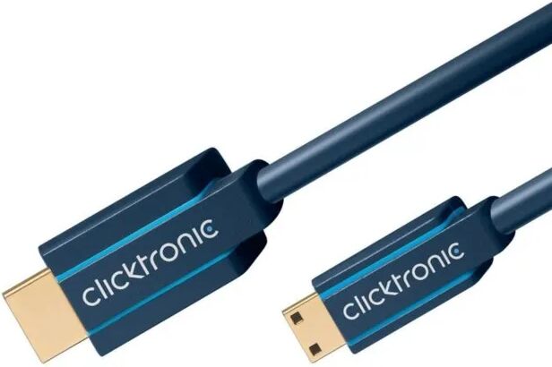 Clicktronic Mini-HDMI-kabel High Speed 1 m