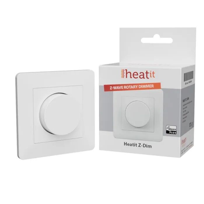 Heatit Z-Dim Z-Wave-dimmer - Hvit