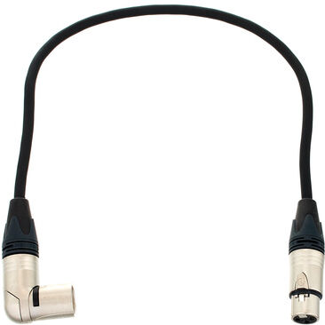 pro snake XLR Patch Angled Male 0.5m