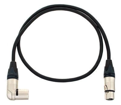 pro snake XLR Patch Angled/male 1m