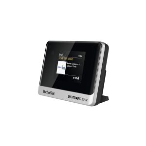 TechniSat DigitRadio 10 IR - Netværksaudiospiller/DAB-radiotuner - sort/sølv