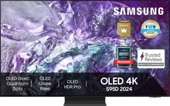 Samsung TV OLED 4K QE65S95D (2024) - 65 pouces