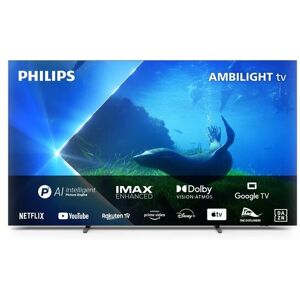 Philips OLED-Fernseher »77OLED808/12 77 3840 x 2160 (Ultra HD 4K), OLED«, 194... Schwarz Größe